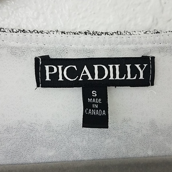 picadilly small open cardigan white sheer underlay - Picture 2 of 6